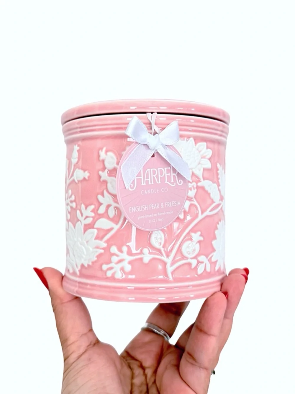 Harper Candle Co. English Pear & Freesia Large Scented Candle